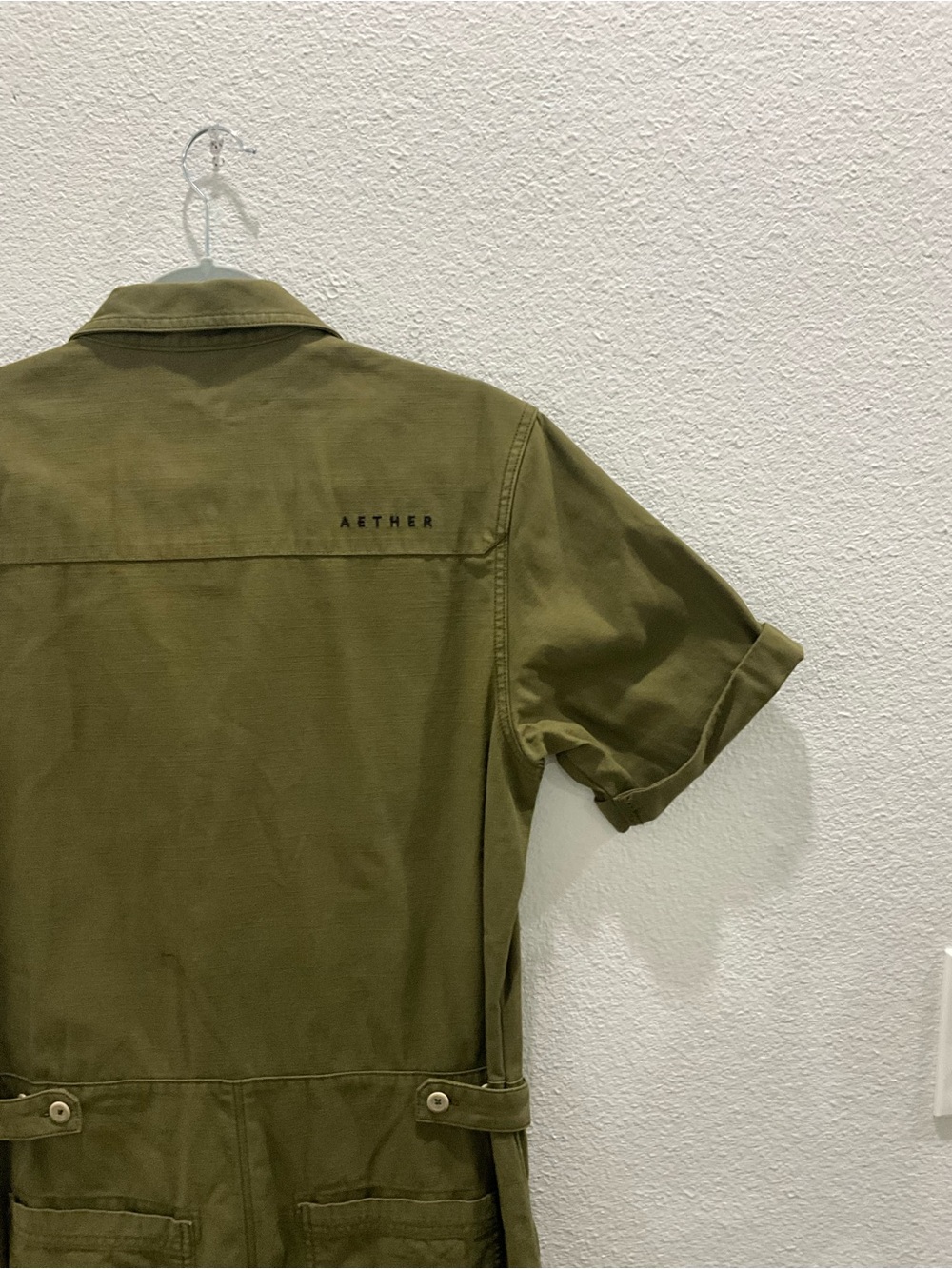 Aether Women's Green Bard Jumpsuit Size Large - Picture 9 of 9